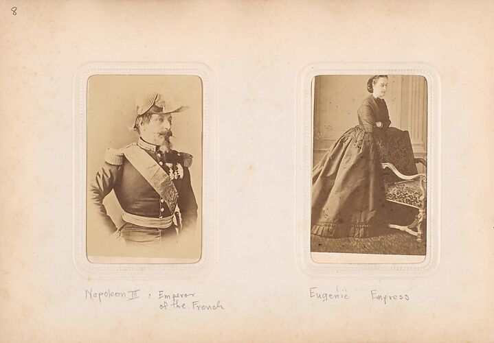 [Carte-de-Visite Album of Prominent Personages]