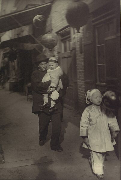 A Holiday Visit, Arnold Genthe (American (born Germany), Berlin 1869–1942 New Milford, Connecticut), Gelatin silver print 