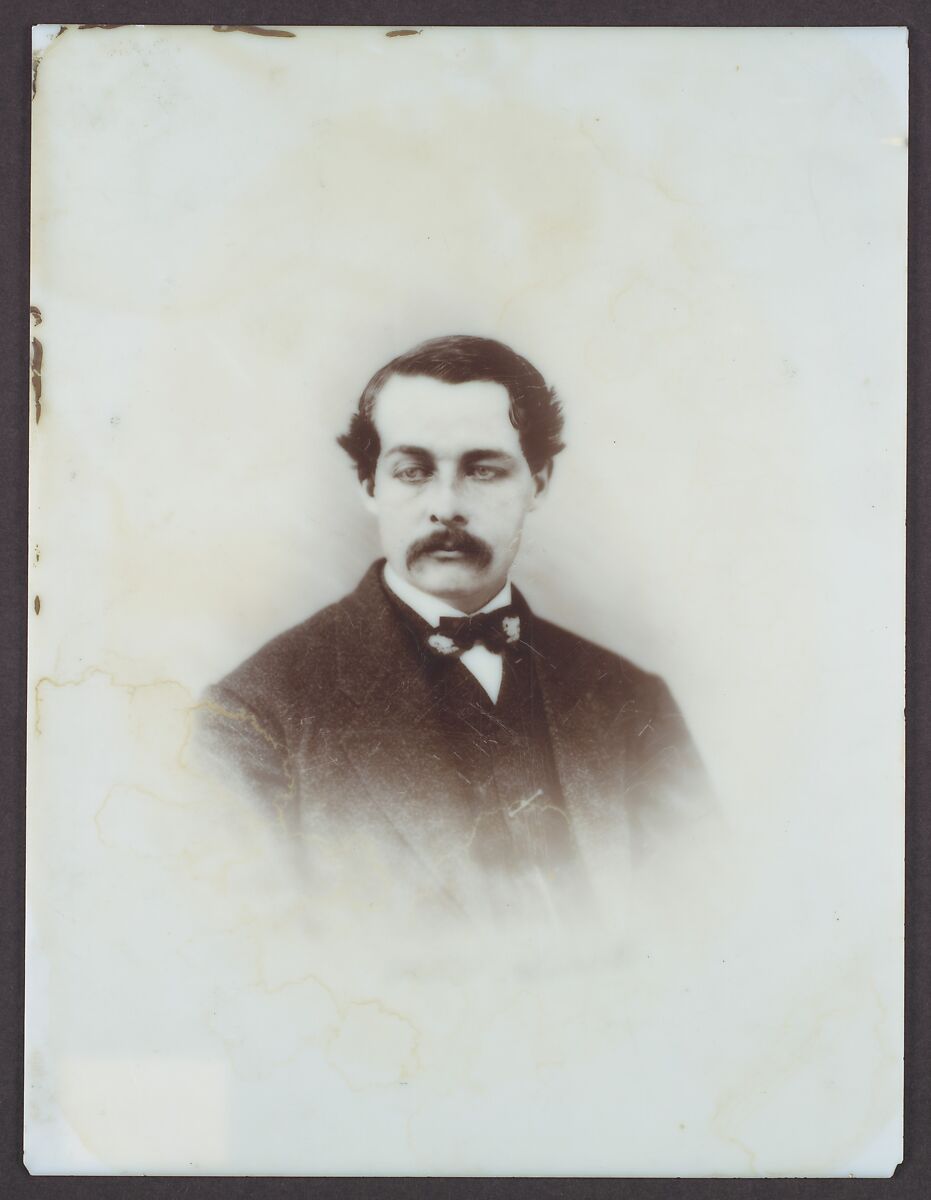 [Man with Moustache], Unknown (American), Opaltype 