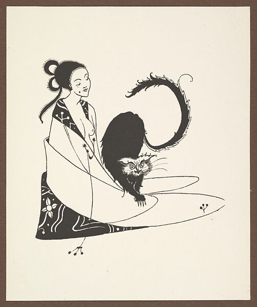 Grotesques by Aubrey Beardsley. Facsimile Platinum Prints by Frederick H. Evans from the Twelve Original Drawings in His Collection with a Portrait Frontispiece, Frederick H. Evans (British, London 1853–1943 London), Platinum prints