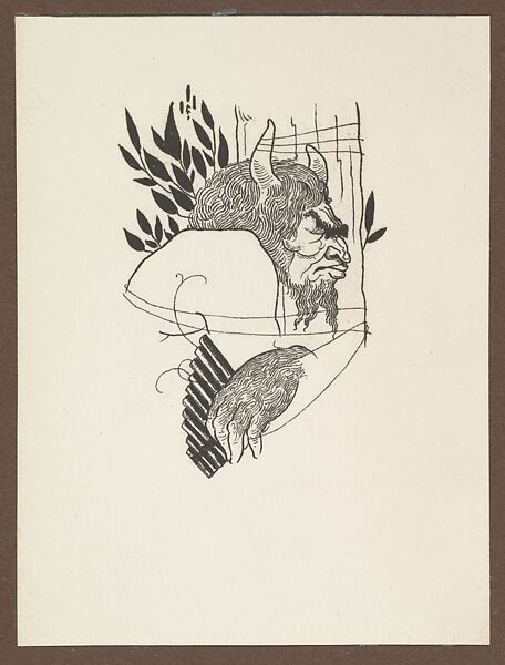 Grotesques by Aubrey Beardsley. Facsimile Platinum Prints by Frederick H. Evans from the Twelve Original Drawings in His Collection with a Portrait Frontispiece, Frederick H. Evans (British, London 1853–1943 London), Platinum prints