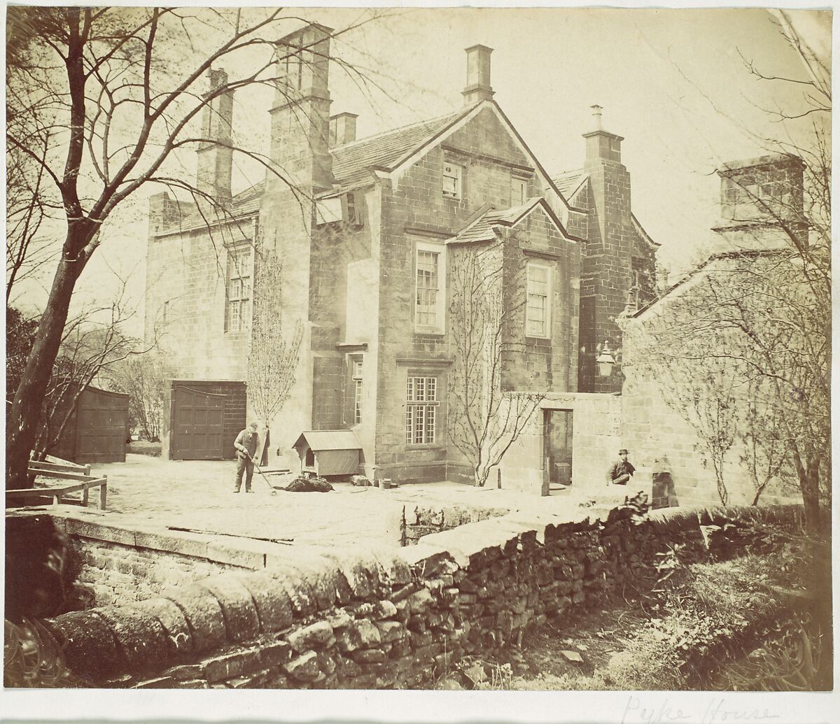 Pyke House, Unknown (British), Albumen silver print from glass negative 
