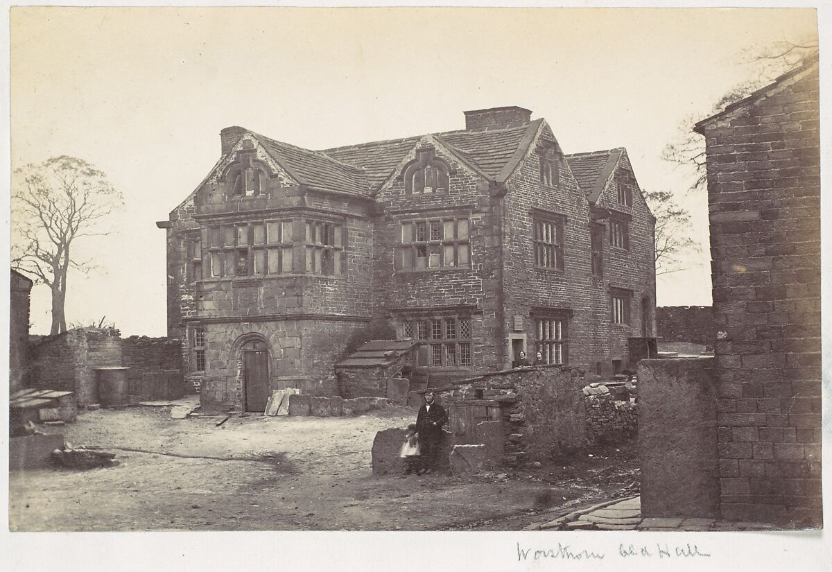 Worsthorn Old Hall, Unknown (British), Albumen silver print from glass negative 