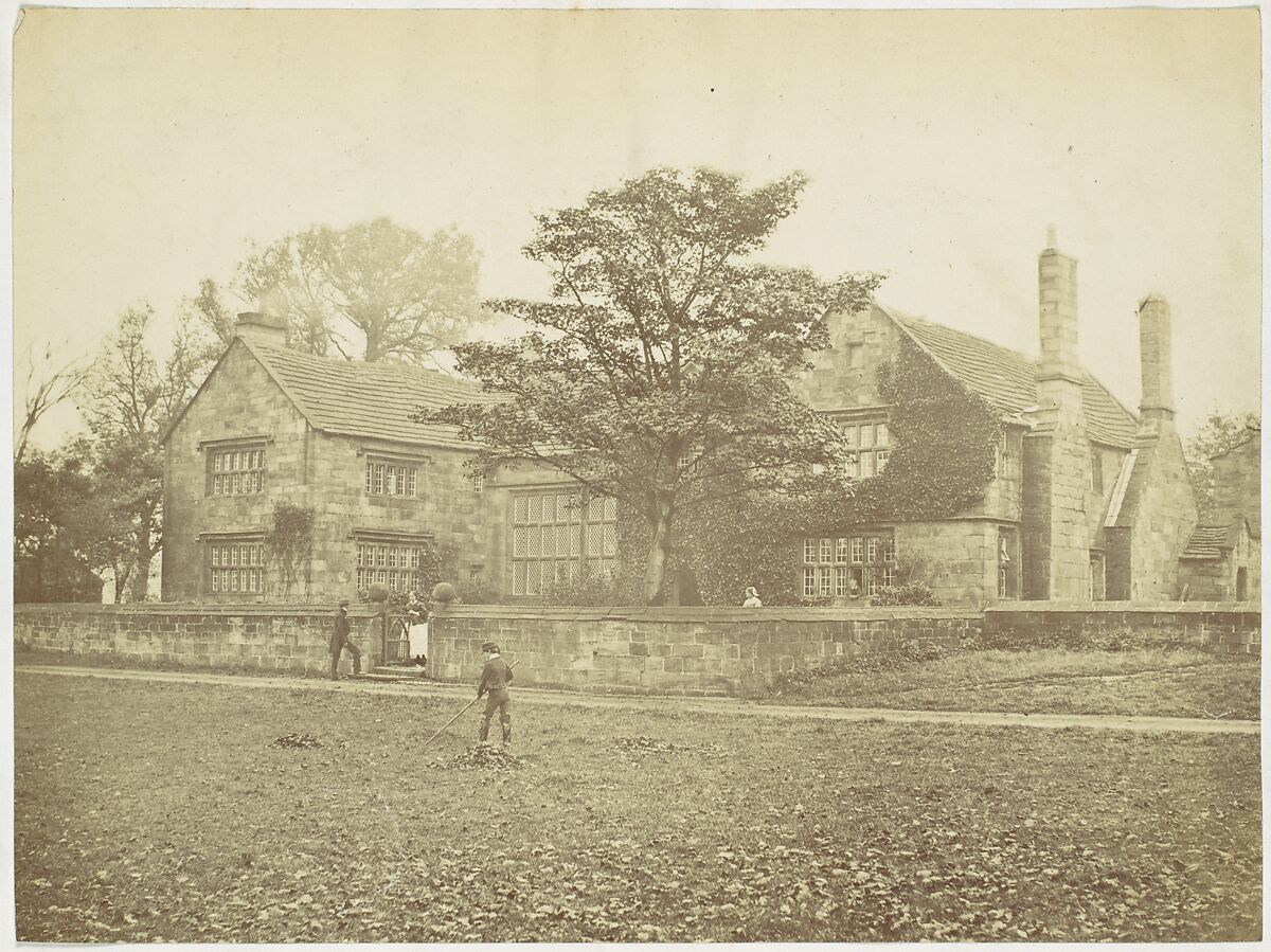 Oakwell Hall near Bristol, the Field Head of Shirley, Unknown (British), Albumen silver print from glass negative 