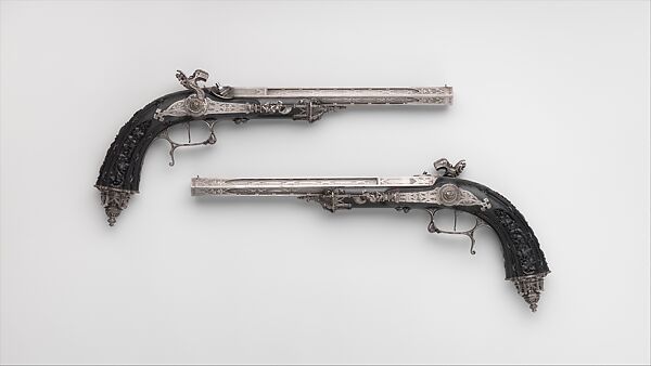 Pair of Percussion Target Pistols Made for Display at the 1844 Exposition des Produits de l'Industrie in Paris