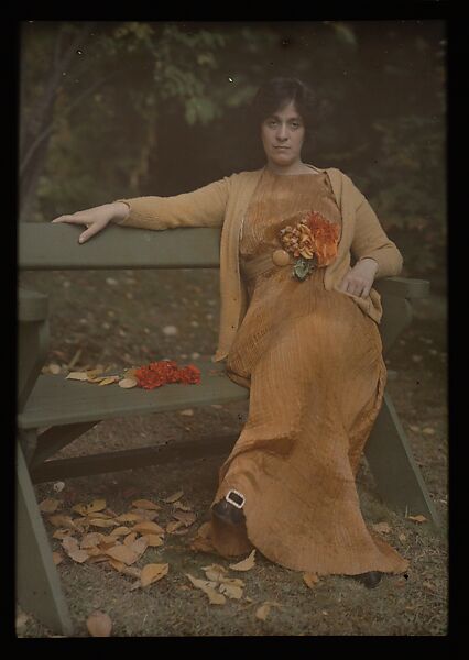 Mrs. Selma Schubart, Alfred Stieglitz (American, Hoboken, New Jersey 1864–1946 New York), Autochrome 