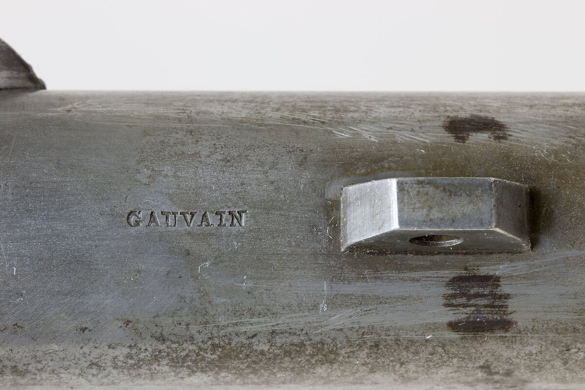 Pair of Percussion Target Pistols Made for Display at the Crystal Palace Exhibition in London, 1851, Signed by Alfred Gauvain (French, Paris 1801–1889 Paris), Steel, wood (ebony), gold, French, Paris