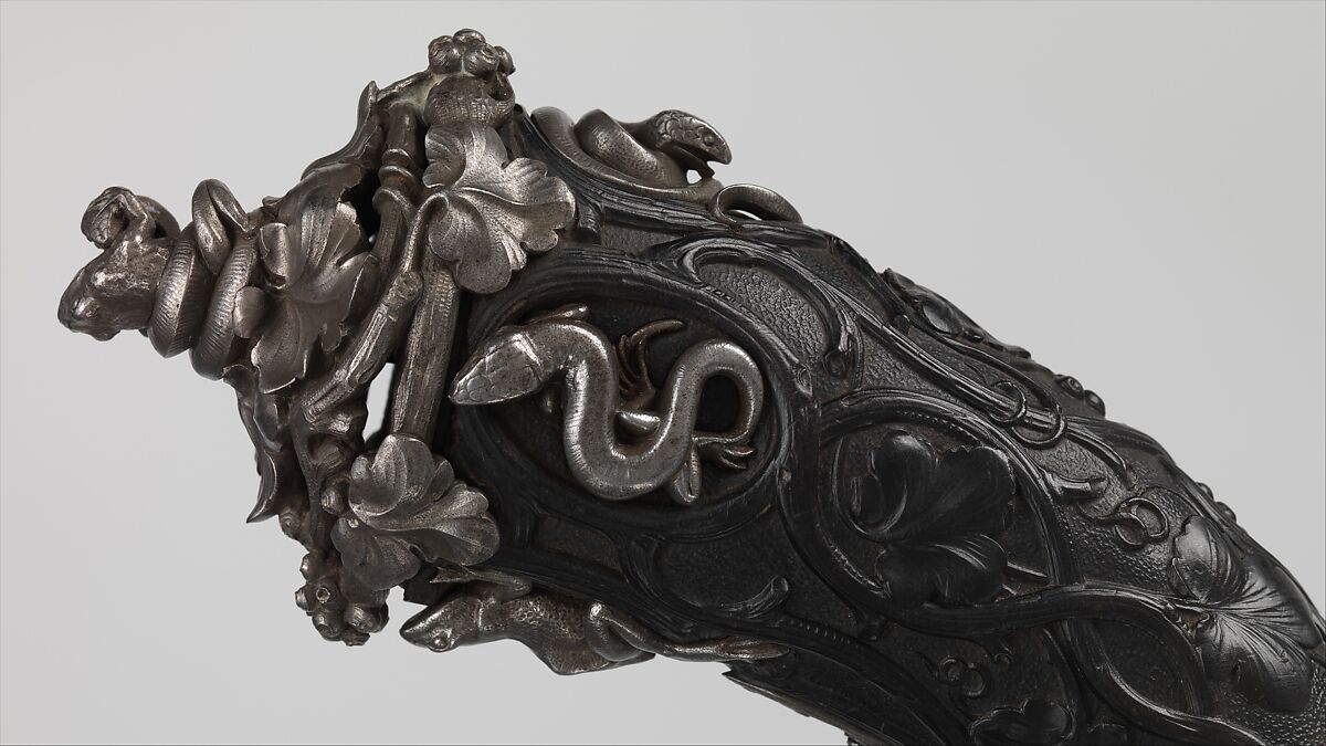 Pair of Percussion Target Pistols Made for Display at the Crystal Palace Exhibition in London, 1851, Signed by Alfred Gauvain (French, Paris 1801–1889 Paris), Steel, wood (ebony), gold, French, Paris