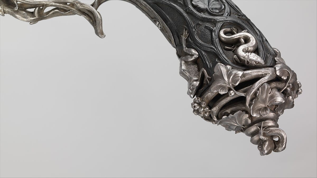 Pair of Percussion Target Pistols Made for Display at the Crystal Palace Exhibition in London, 1851, Signed by Alfred Gauvain (French, Paris 1801–1889 Paris), Steel, wood (ebony), gold, French, Paris