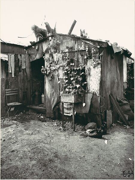 Ragpickers' Hut, Eugène Atget (French, Libourne 1857–1927 Paris), Gelatin silver print from glass negative 