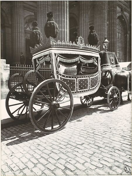 Pompe Funebre (1e Classe), Eugène Atget (French, Libourne 1857–1927 Paris), Gelatin silver print from glass negative 