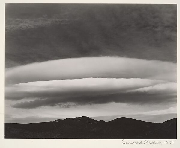 Edward Weston - Sunset Over Panamints, Death Valley - The