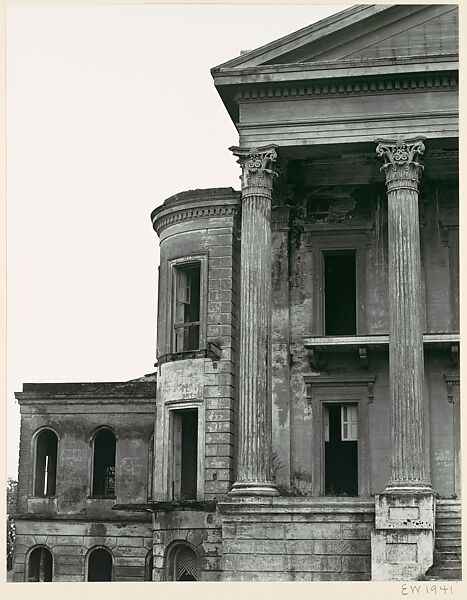 Belle Grove Plantation House, Louisiana, Edward Weston (American, Highland Park, Illinois 1886–1958 Carmel, California), Gelatin silver print 