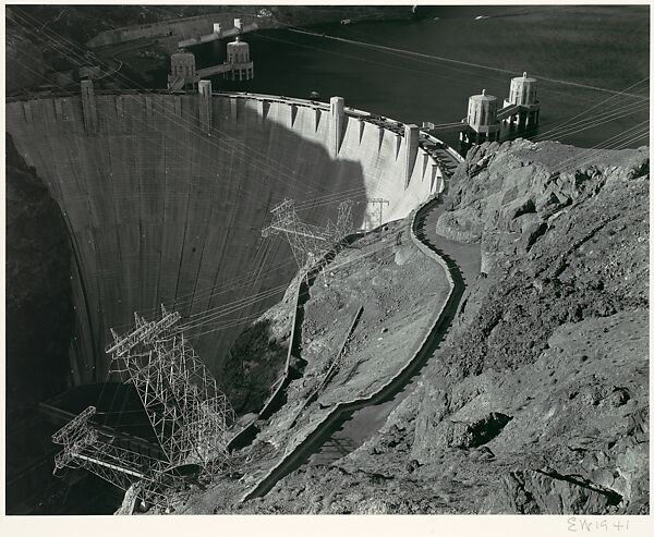 Boulder Dam, Edward Weston (American, Highland Park, Illinois 1886–1958 Carmel, California), Gelatin silver print 