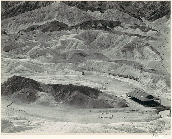 Old Bunk House, Twenty Mule Team Canyon, Death Valley, Edward Weston (American, Highland Park, Illinois 1886–1958 Carmel, California), Gelatin silver print 