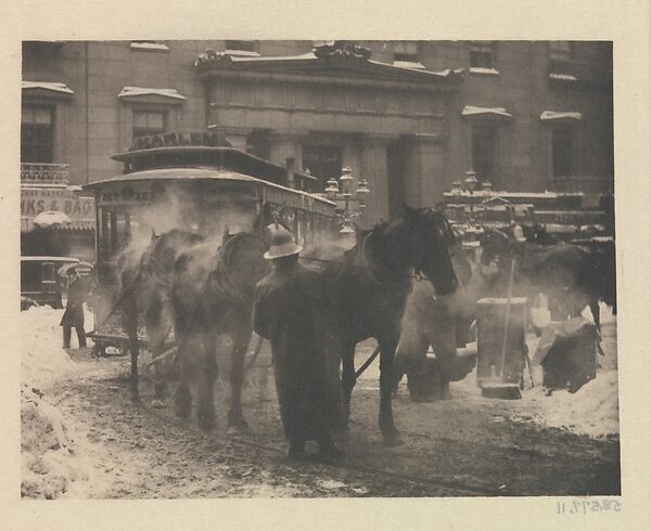 The Terminal, Alfred Stieglitz (American, Hoboken, New Jersey 1864–1946 New York), Photogravure 