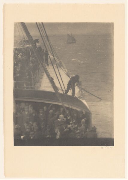 Nearing Land, Alfred Stieglitz (American, Hoboken, New Jersey 1864–1946 New York), Photogravure 