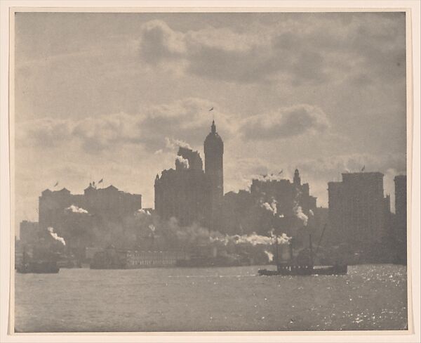 Lower Manhattan, Alfred Stieglitz (American, Hoboken, New Jersey 1864–1946 New York), Photogravure 