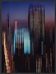 City at Night, Herman Landshoff  American, born Germany, Chromogenic print