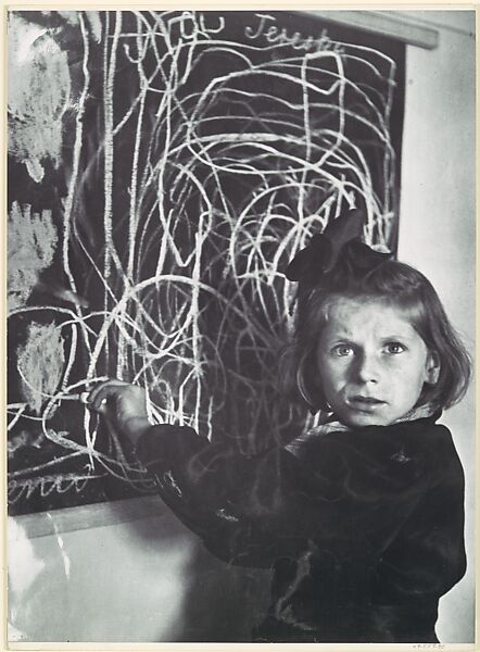 The Blackboard, Poland, David "Chim" Seymour (American (born Poland), 1911–1956), Gelatin silver print 