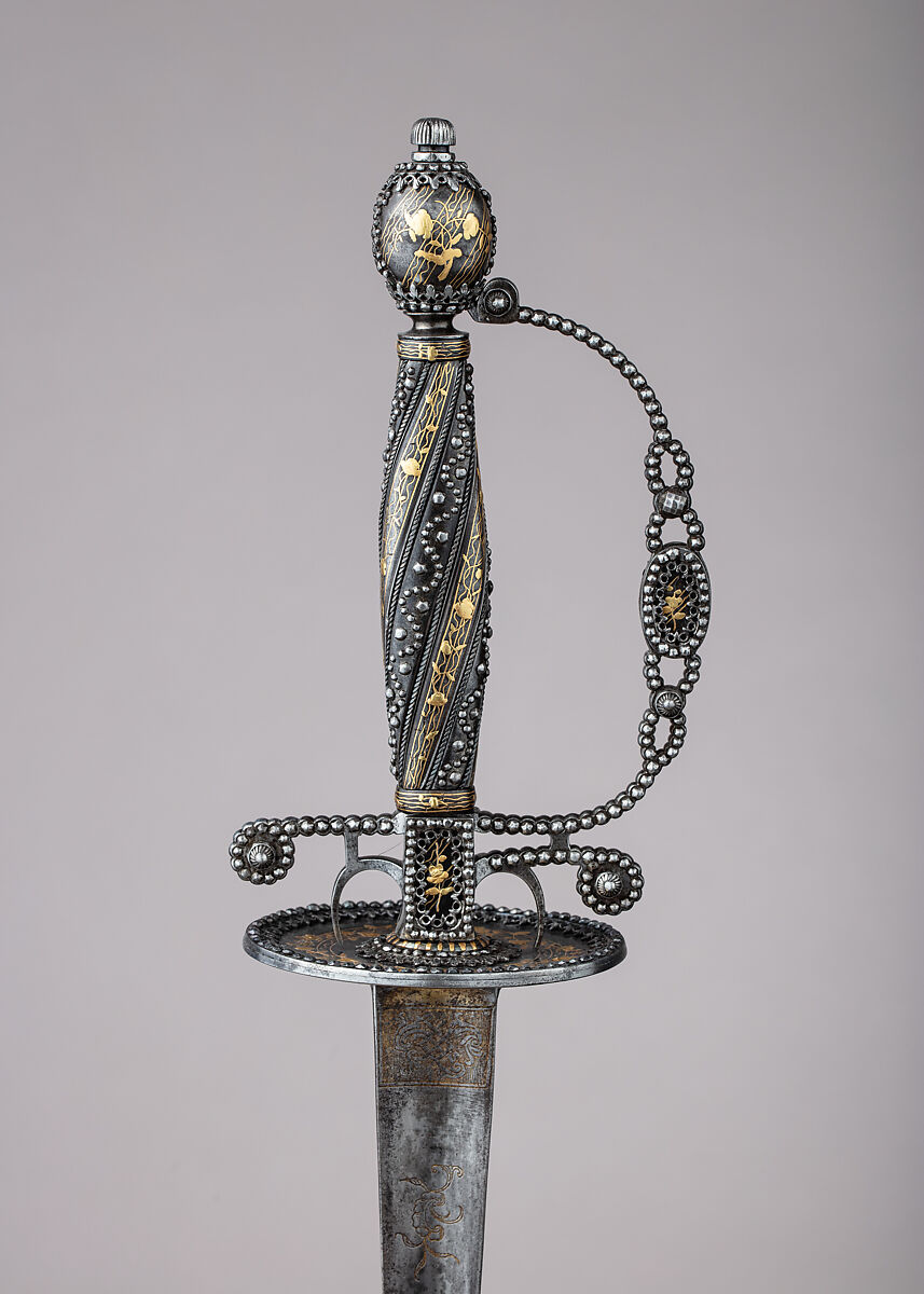 Smallsword, Steel, gold, Russian, Tula