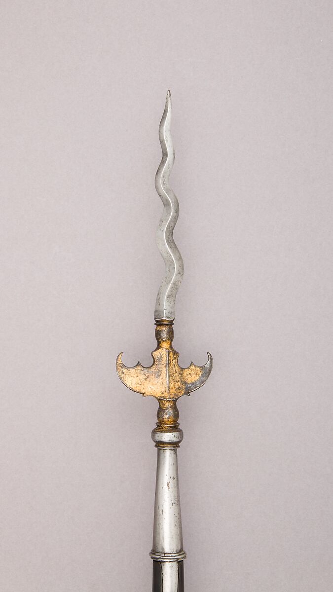 Partisan, Steel, iron, wood (cherry), brass, French