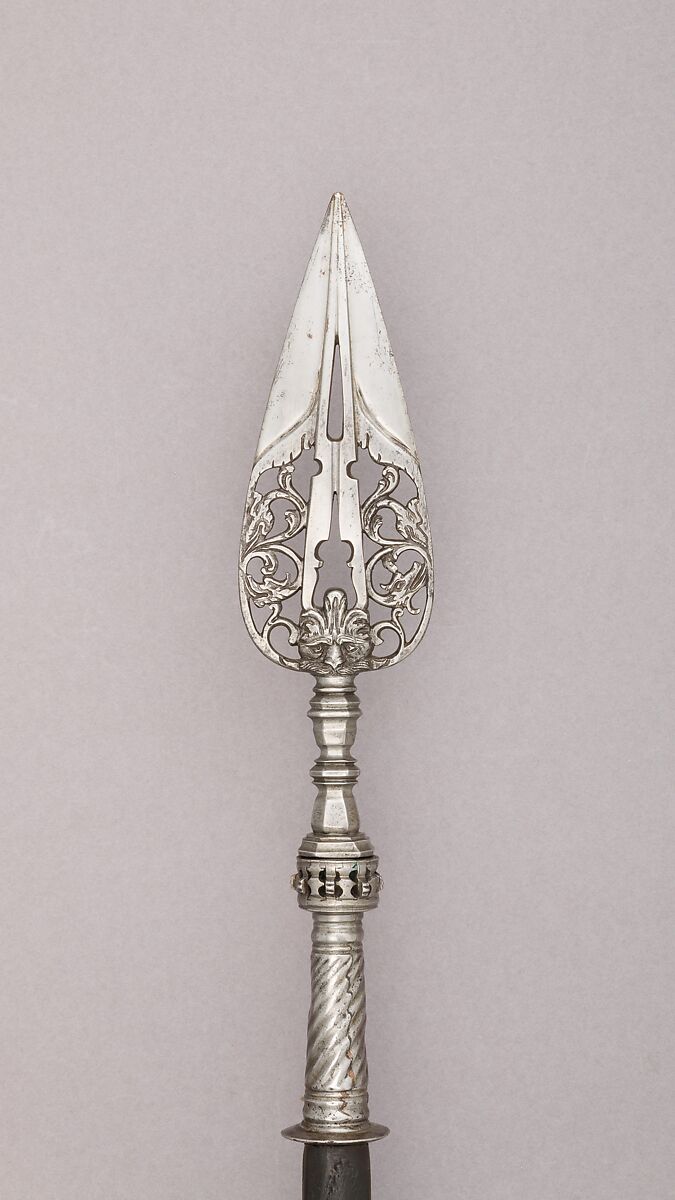 Spontoon, Steel, wood (ash), French