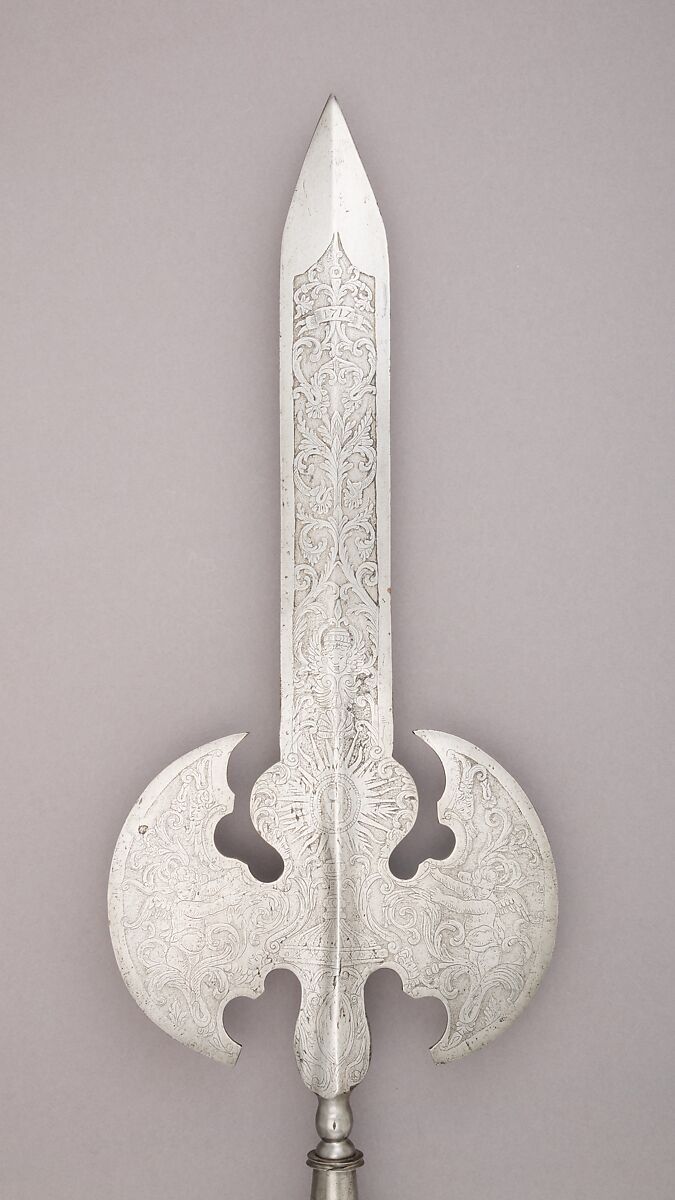 Halberd, Steel, wood, French