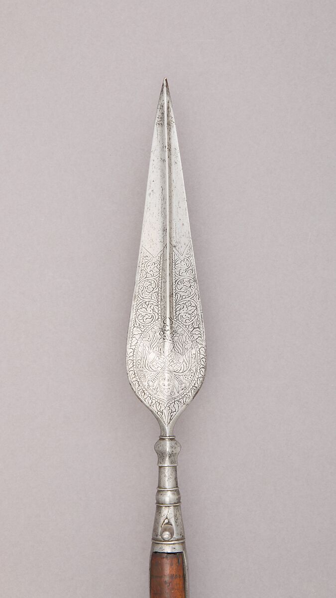 Spontoon, Steel, wood, iron, French