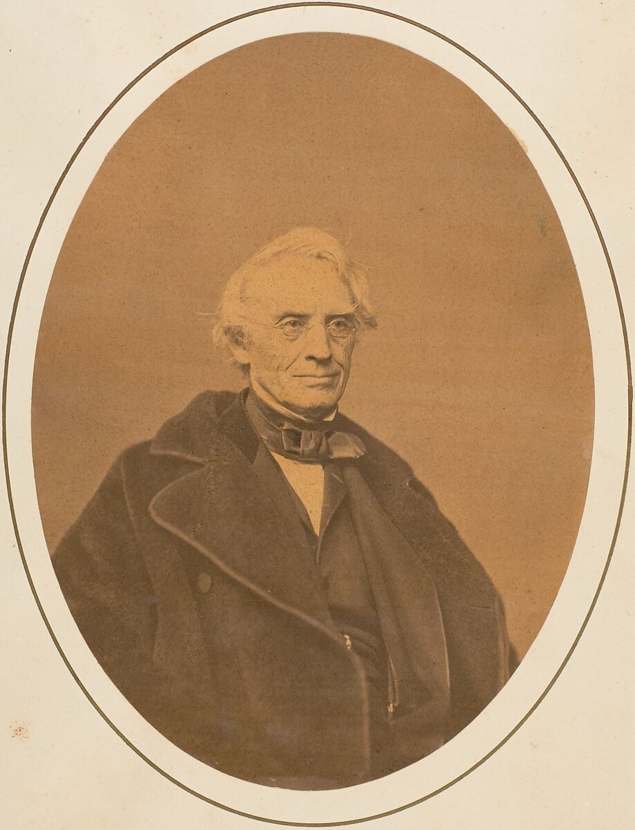 Professor Samuel F. B. Morse, LL.D., Unknown (American), Salted paper print from glass negative 