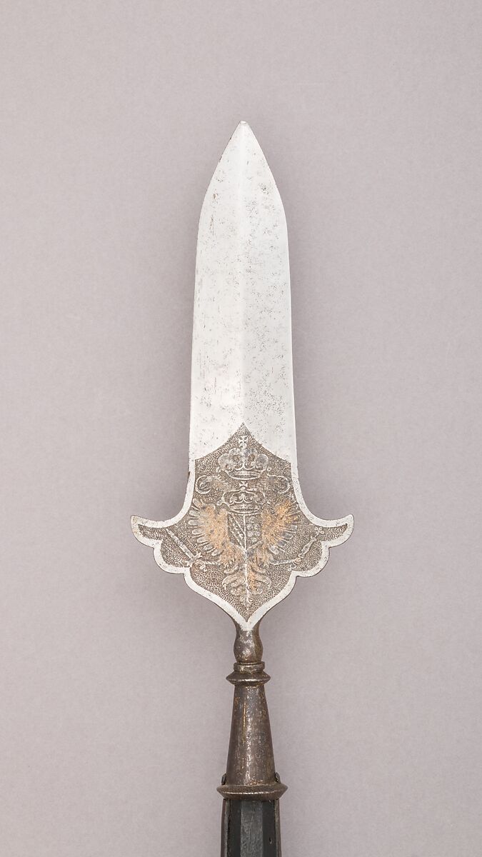 Partisan, Steel, wood, gold, Austrian