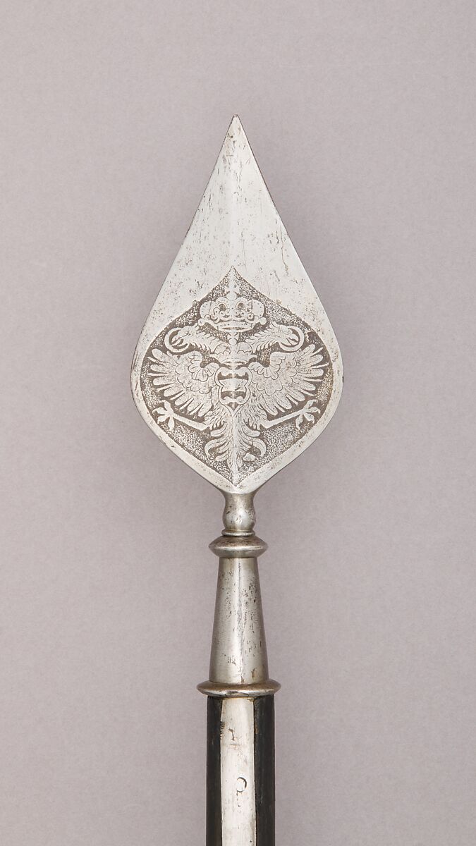 Lance, Steel, wood, gold, Austrian