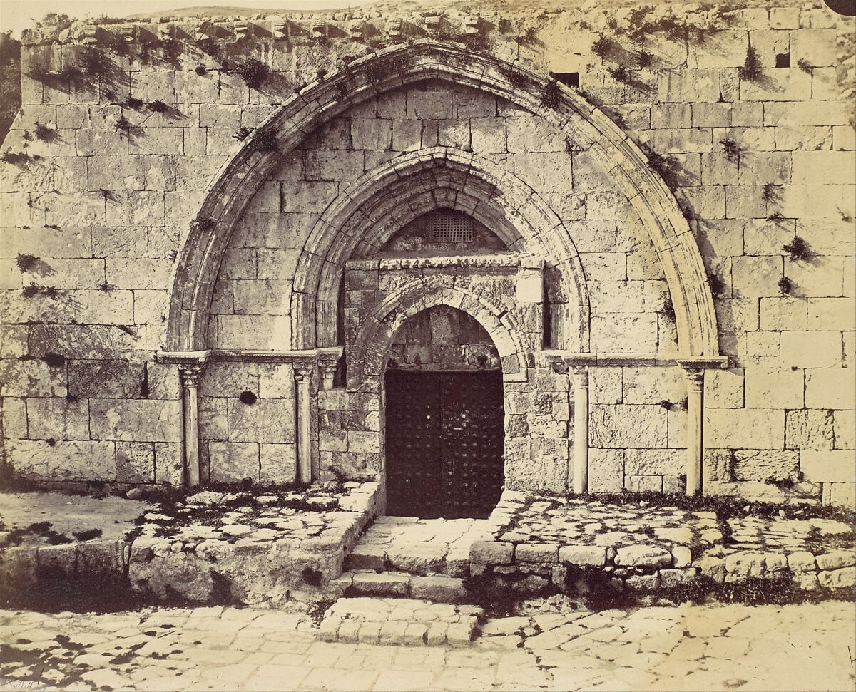 [Tomb of the Virgin, Jerusalem], John Anthony (British (born France), 1823–1901), Albumen silver print from glass negative 