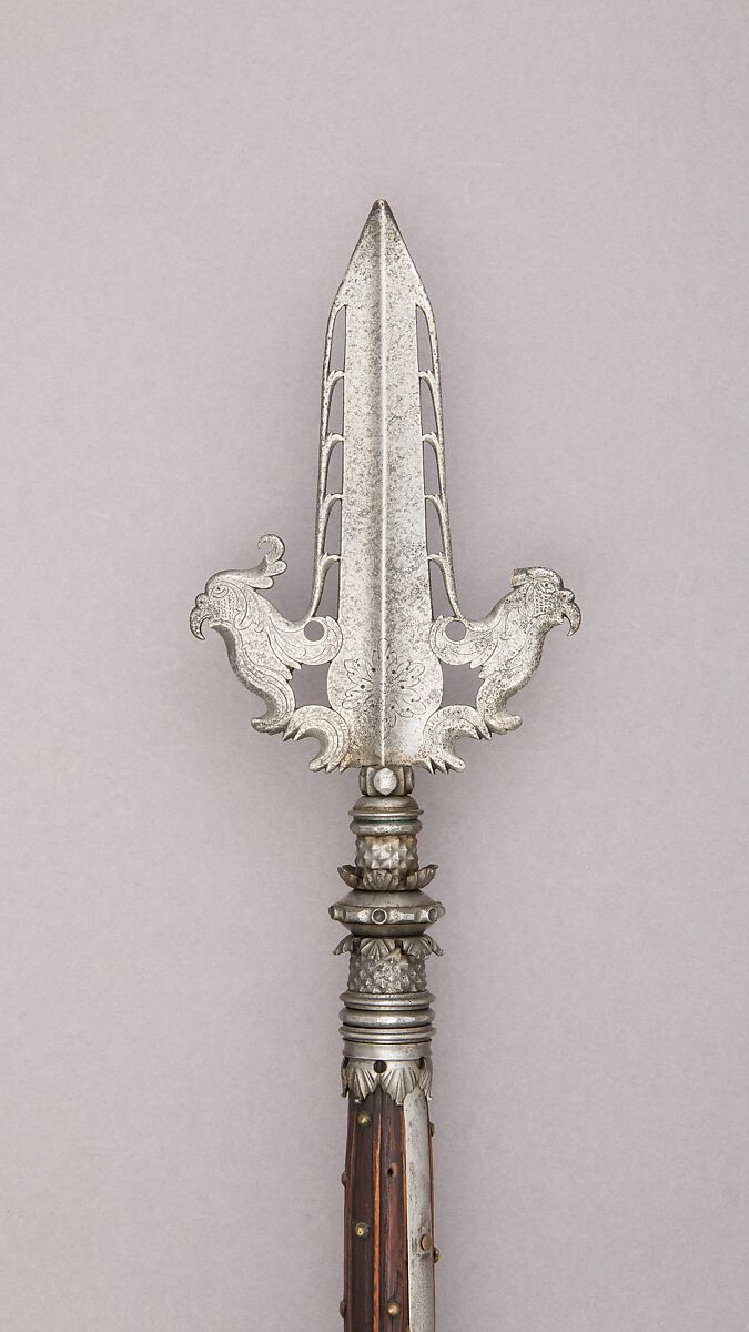 Partisan, Steel, wood, copper alloy, German