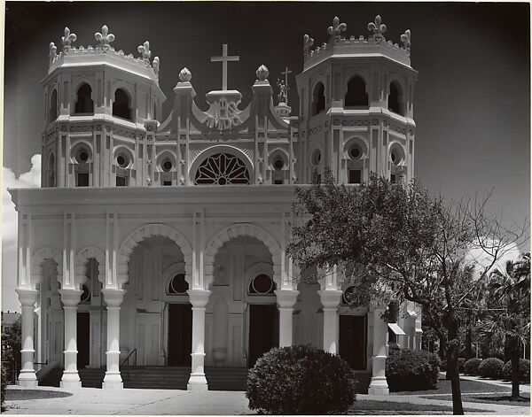 The Light-Saturated Church, Clarence John Laughlin (American, 1905–1985), Gelatin silver print 