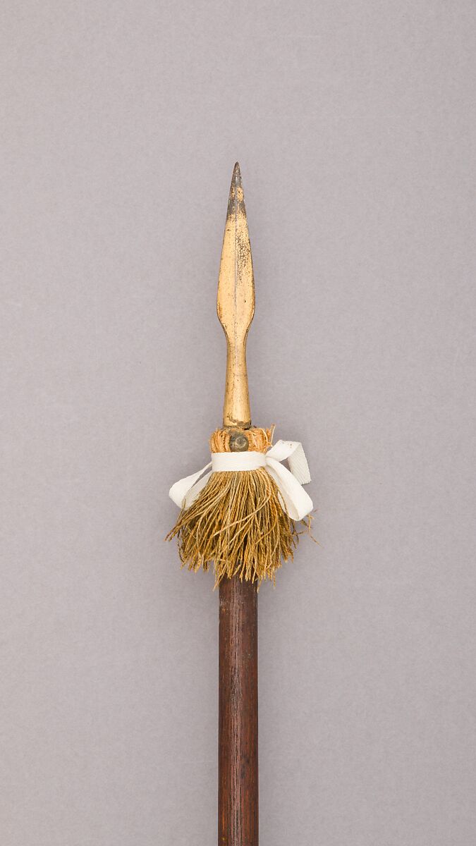 Lance, Steel, wood (ash), textile, German
