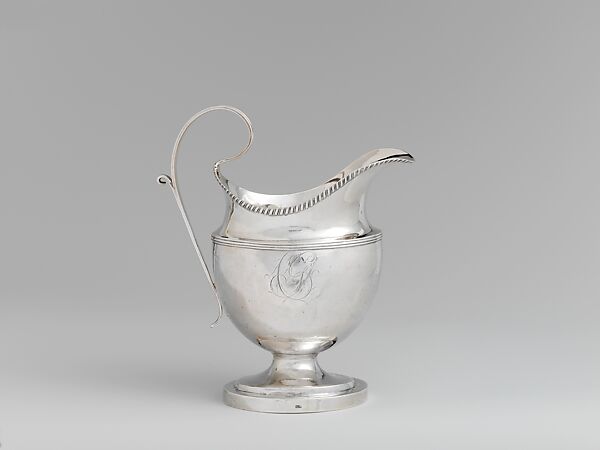 Creamer, Marked by W. H., Silver, American 