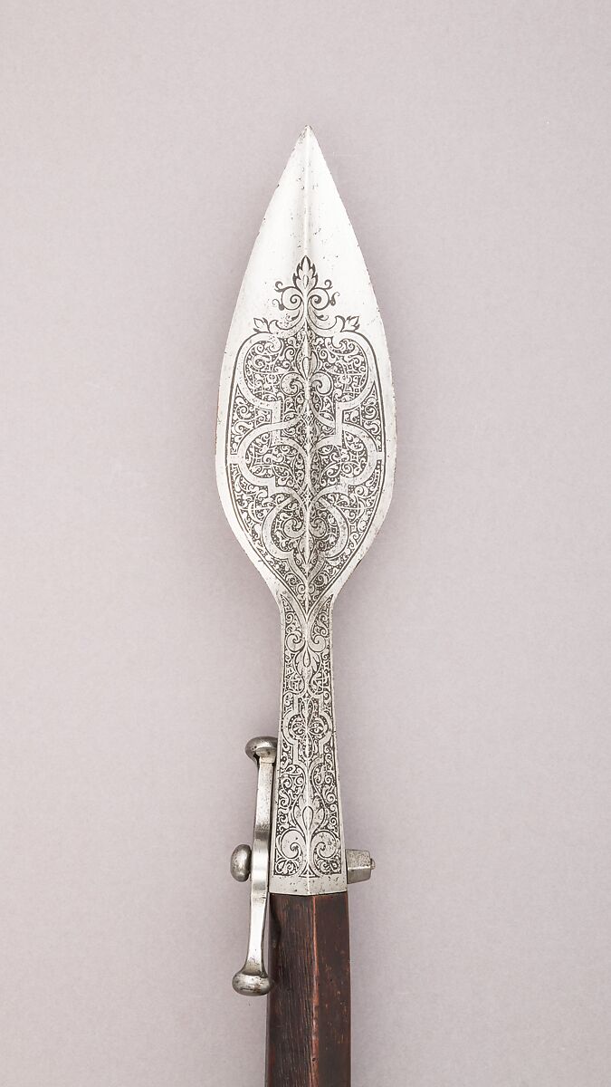 Boar Spear, Steel, wood, German