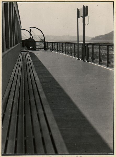 On the Boat, Johan Hagemeyer (American (born The Netherlands), 1884–1962), Gelatin silver print 