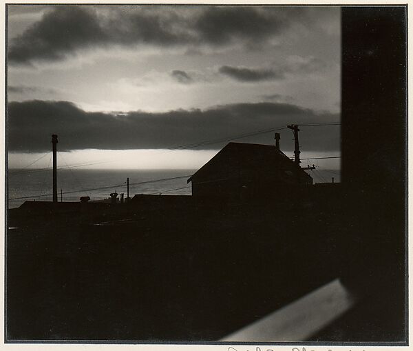 [Sunset], Johan Hagemeyer (American (born The Netherlands), 1884–1962), Gelatin silver print 