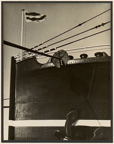 Ship's Flag, Carmel, Johan Hagemeyer (American (born The Netherlands), 1884–1962), Gelatin silver print 