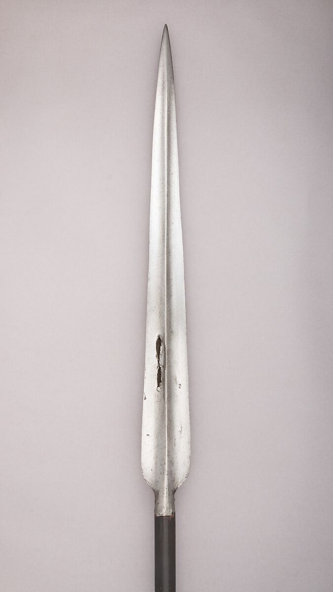 Lance, Steel, wood, Italian