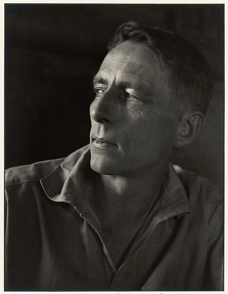 Robinson Jeffers, Poet, Johan Hagemeyer (American (born The Netherlands), 1884–1962), Gelatin silver print 