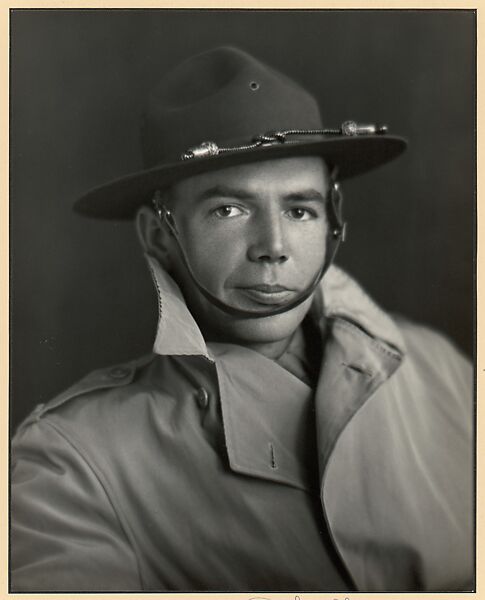A Soldier, Carmel, Johan Hagemeyer (American (born The Netherlands), 1884–1962), Gelatin silver print 