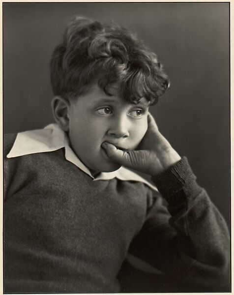 A Boy, Carmel, Johan Hagemeyer (American (born The Netherlands), 1884–1962), Gelatin silver print 