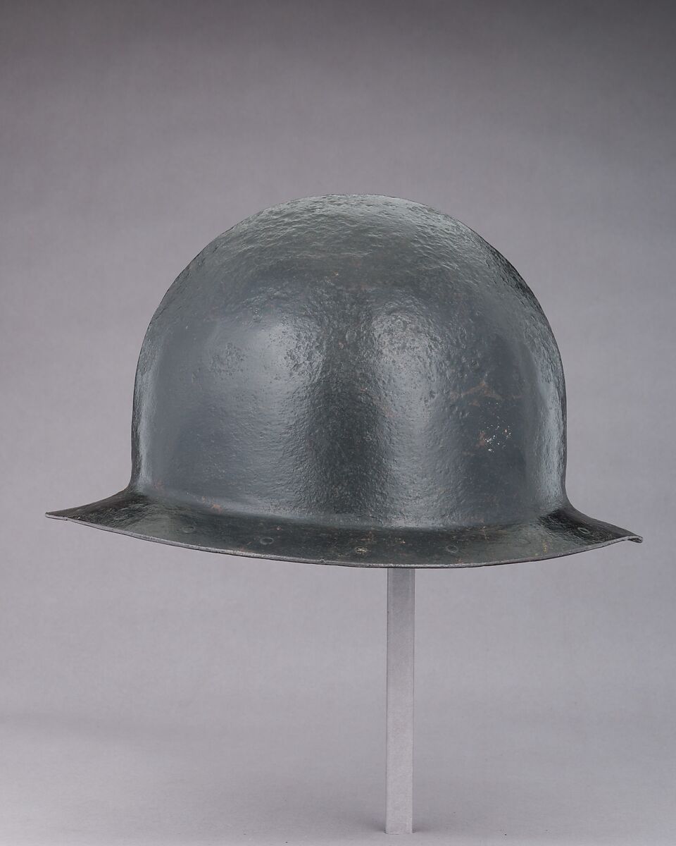 Siege Helmet, Steel, possibly French