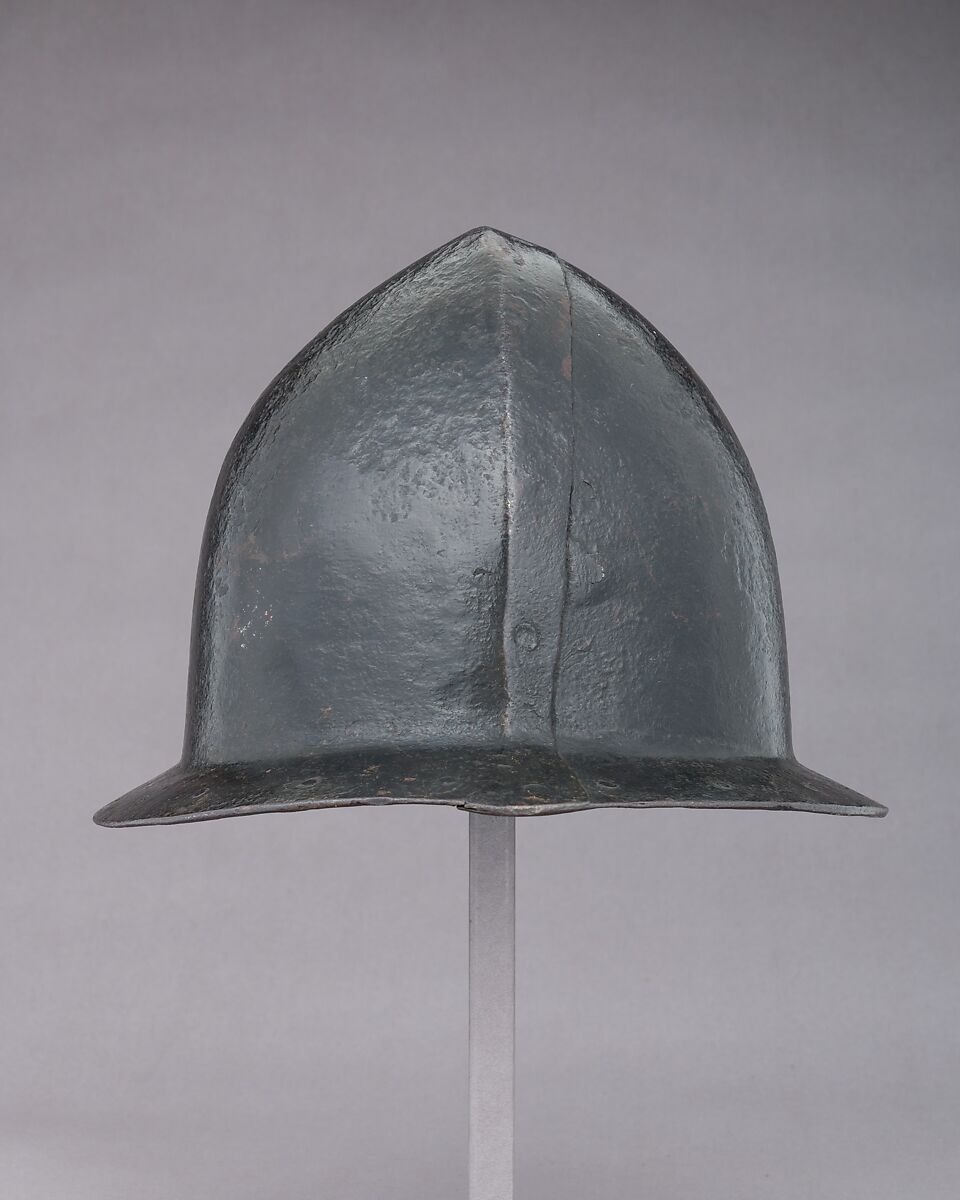 Siege Helmet, Steel, possibly French