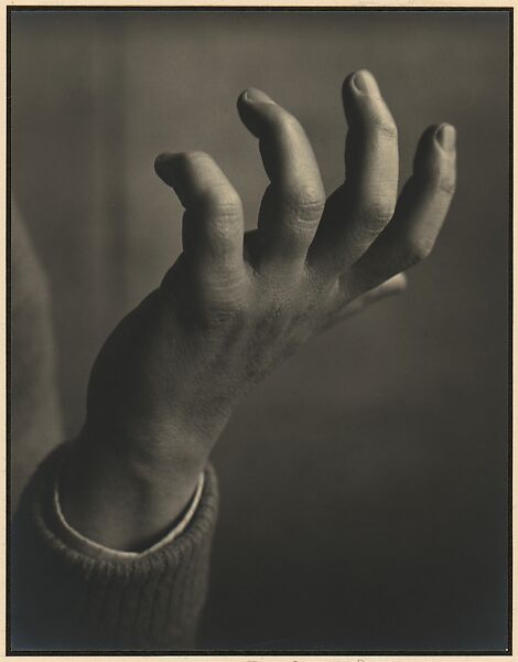 Hand of Allan Bier - Pianist.  Carmel, 1933, Johan Hagemeyer (American (born The Netherlands), 1884–1962), Gelatin silver print 