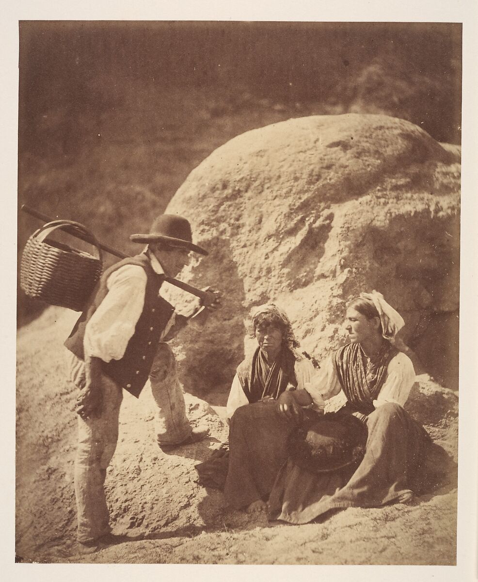 Peasants of the Alto-Douro, Joseph James Forrester (British, 1809–1862), Albumen silver print from glass negative 