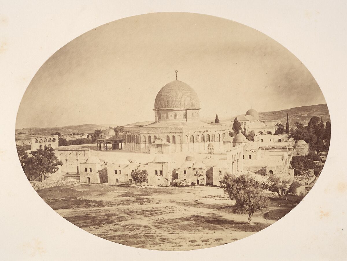 Jerusalem, Site of the Temple on Mount Moriah, John Anthony (British (born France), 1823–1901), Albumen silver print 